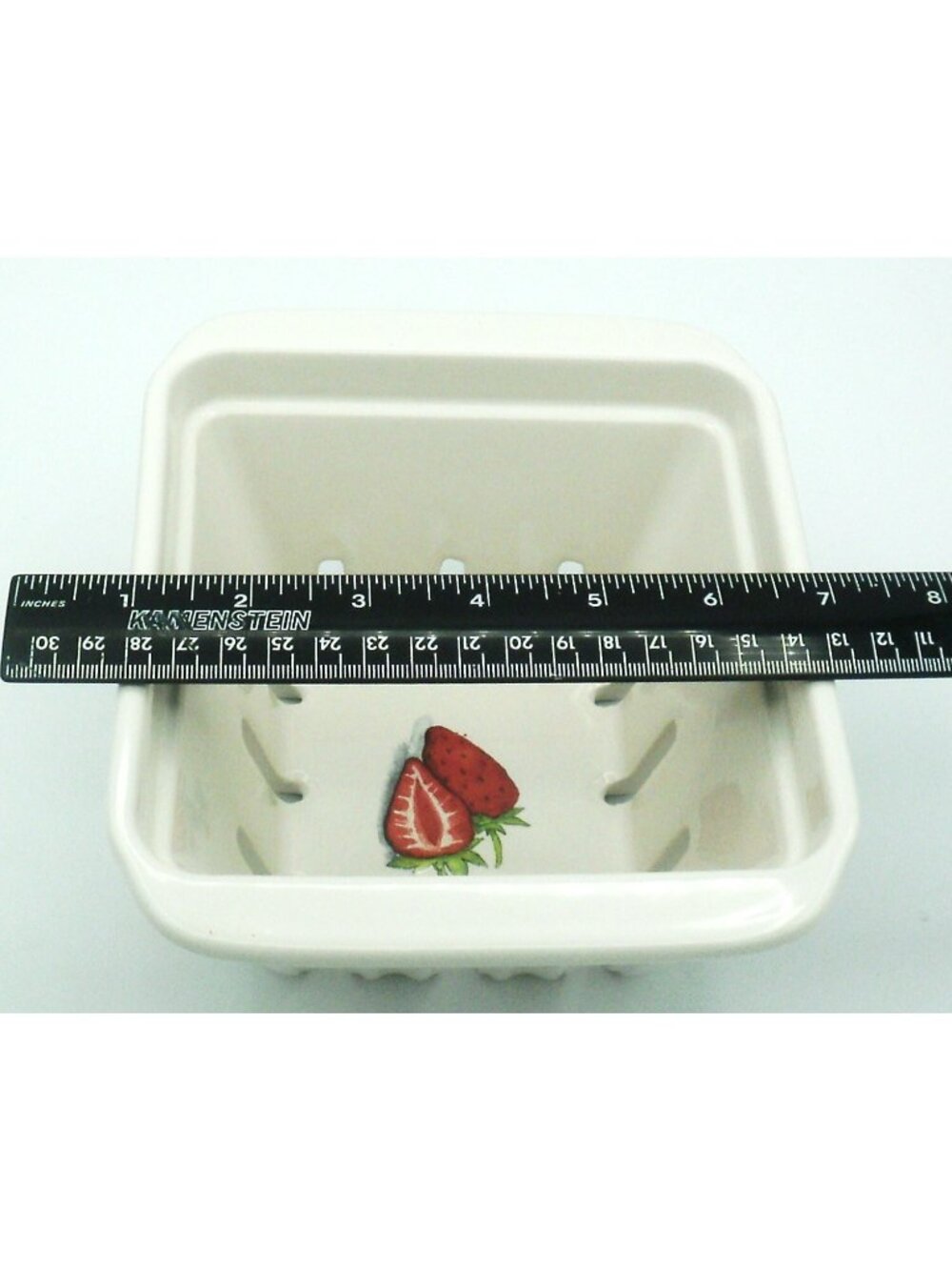 Rae Dunn Berry Basket Colander Blueberry Strawberry 7 Inch Set of 2 - Picture 6 of 7